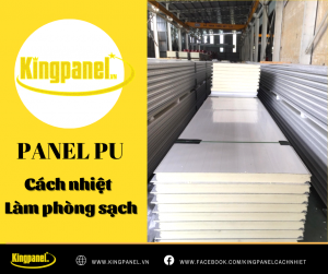 PANEL PU CÁCH NHIỆT LÀM PHÒNG SẠCH