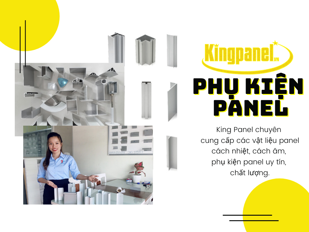 các phụ kiện nhôm panel cách nhiệt