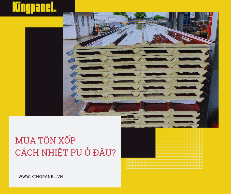 Tôn xốp cách nhiệt pu