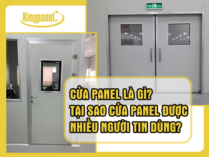 Cửa phòng sạch bằng tấm panel