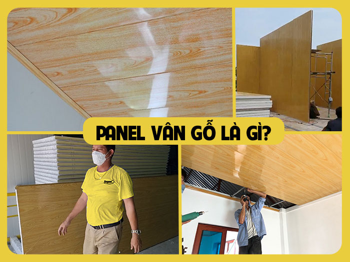 Panel cách nhiệt giả vân gỗ