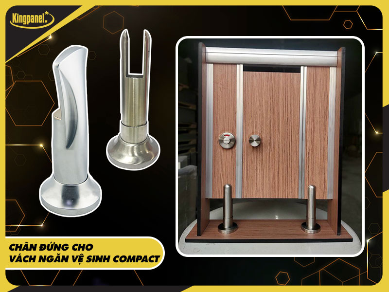 Chân đứng vách ngăn vệ sinh compact