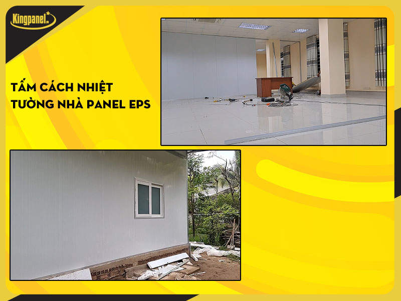 Tấm cách nhiệt tường nhà panel eps