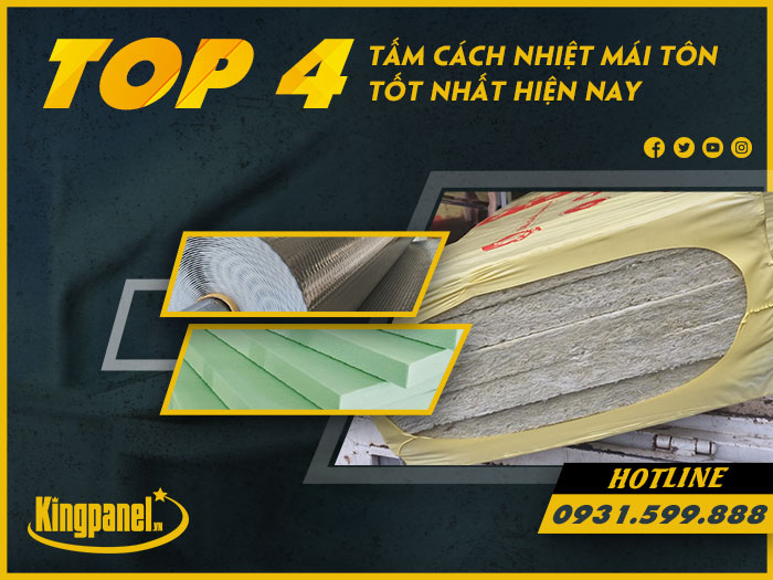 Tấm cách nhiệt mái tôn tốt nhất