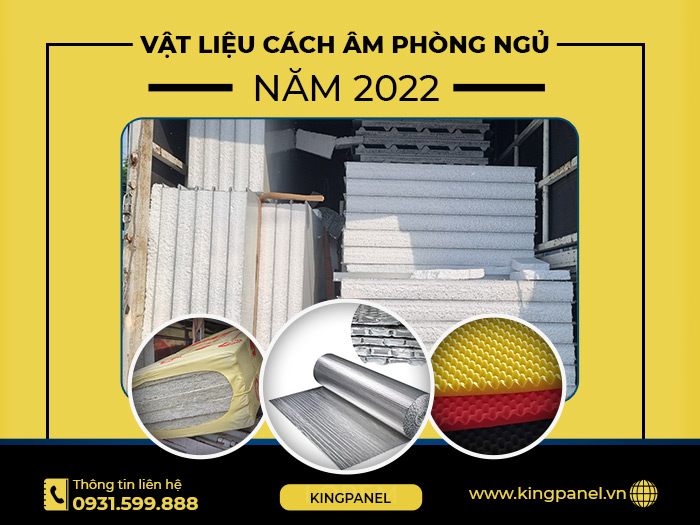 Vật liệu cách âm phòng ngủ tốt nhất