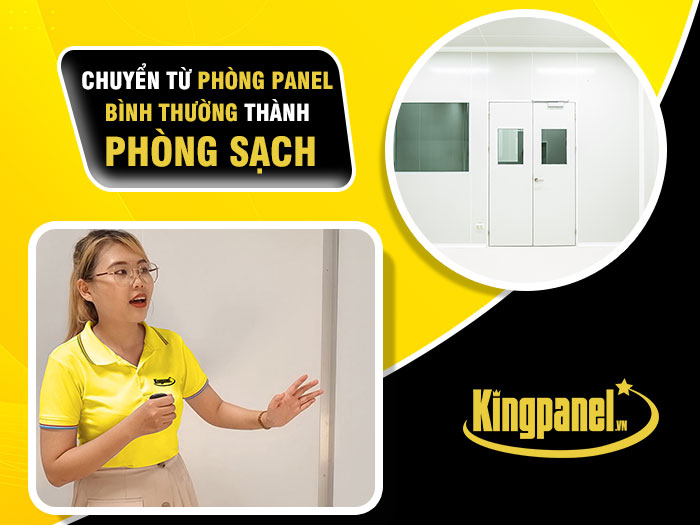 Chuyển từ phòng panel thường thành phòng sạch