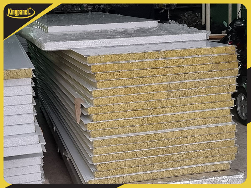 Tấm panel rockwool làm phòng sấy