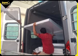 Vận chuyển tấm panel EPS giá rẻ cách nhiệt đi giao khách.
