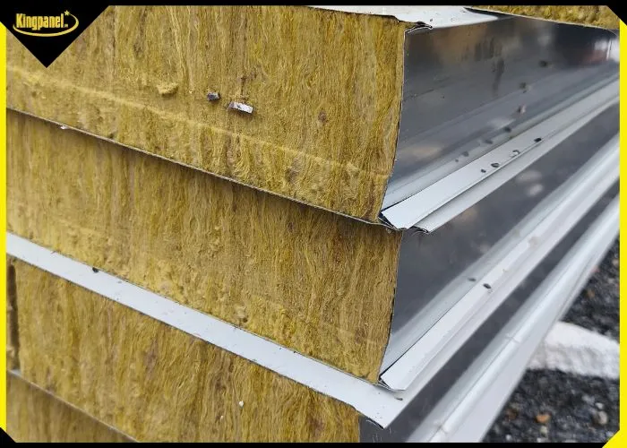 Cấu trúc ngàm nối của tấm panel Rockwool chống cháy