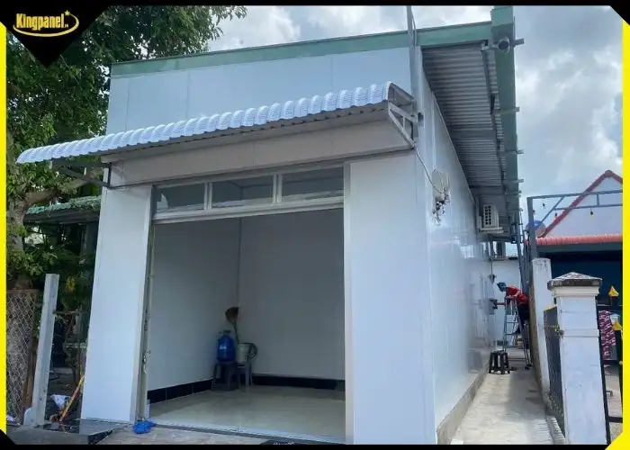 Mẫu nhà lắp ghép bằng tấm panel giá rẻ thi công nhanh chóng