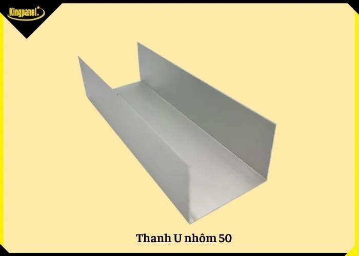 Thanh U nhôm vách panel dùng trong thi công nhà panel