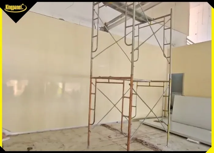 Thi công lắp đặt vách panel cách nhiệt nhà xưởng