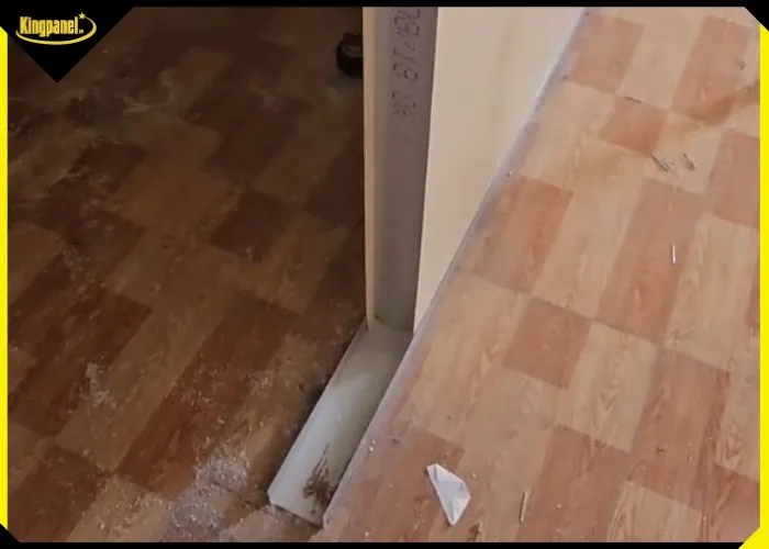 Thanh U nhôm định vị chân vách panel dưới sàn nhà