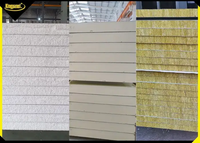 Trần panel cách nhiệt có 3 loại lõi tùy vào công trình mà chộn