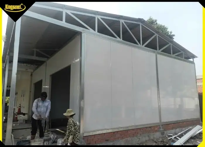 Nhà panel bên nhờ cấu tạo 3 lớp 