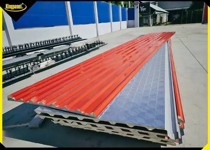 Tôn pu 3 lớp mát nhờ lõi cách nhiệt pu