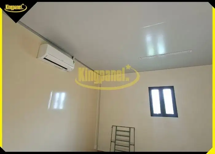 Dựng phòng ngủ với tấm panel eps làm vách cả trần