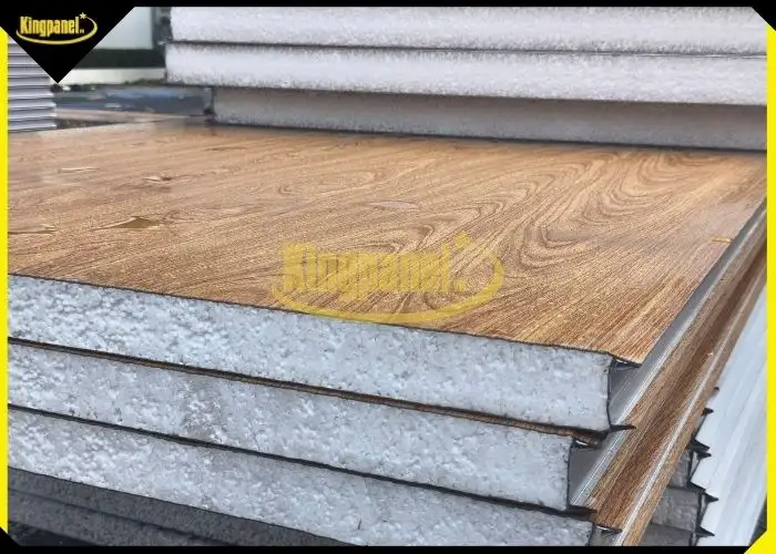 Vách panel vân gỗ phù hợp với nhu cầu cần chông nóng, thi công nhanh, chi phí rẻ