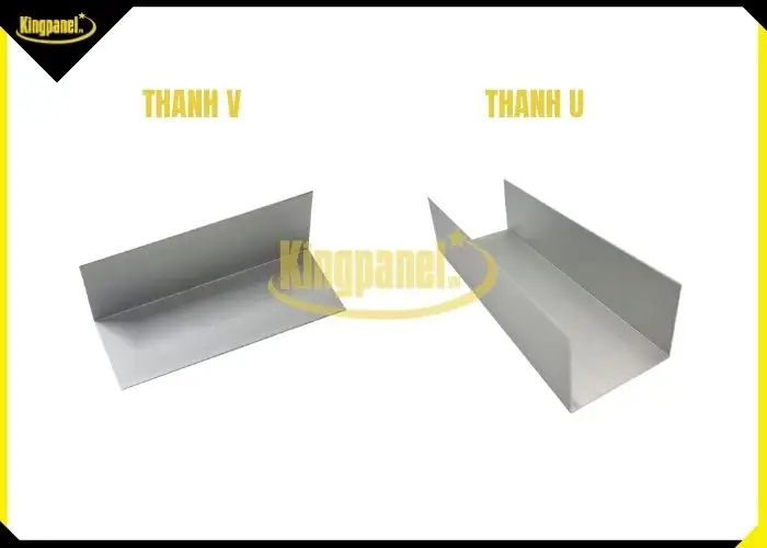 Phụ kiện thanh v và thanh u giúp vách cứng cáp vững chắc hơn