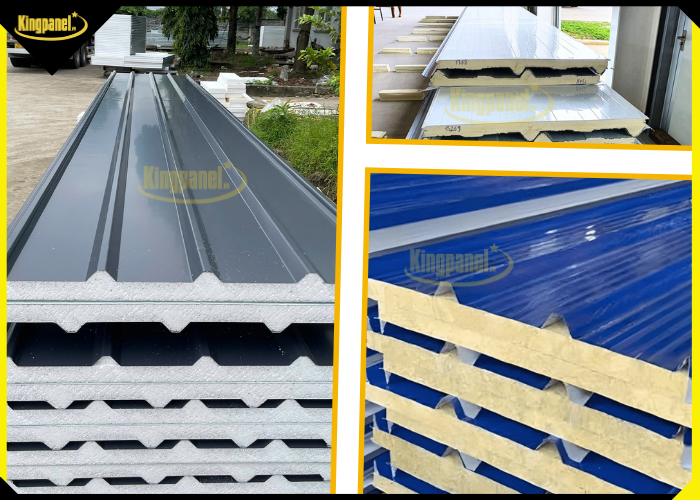 Các loại tấm lợp panel phổ biến cho nhà xưởng, kho