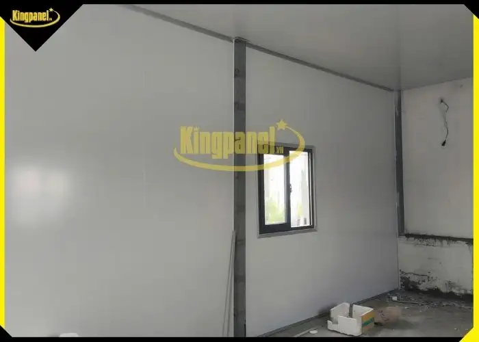 dựng vách ngăn phòng bằng tấ panel eps cách nhiệt