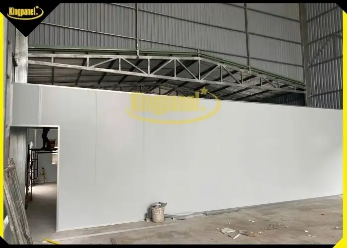 Vách ngăn bằng tấm panel eps có thể thao dỡ dễ dàng và tái sử dụng lại được