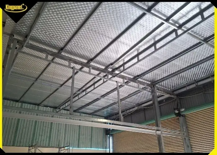 Tôn pu vừa lợp mái có thể thay thế làm trần