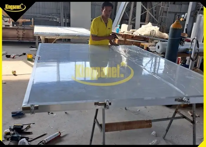 Gia công cửa panel theo kích thước