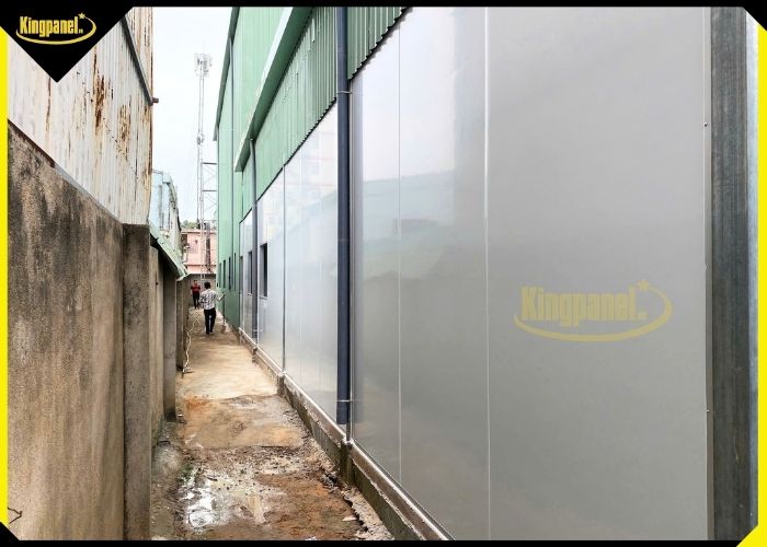 Vách ngăn tấm panel EPS PU Rockwool được sử dụng làm vách ngăn cách nhiệt cho công trình