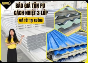 giá tôn pu cách nhiệt 3 lớp