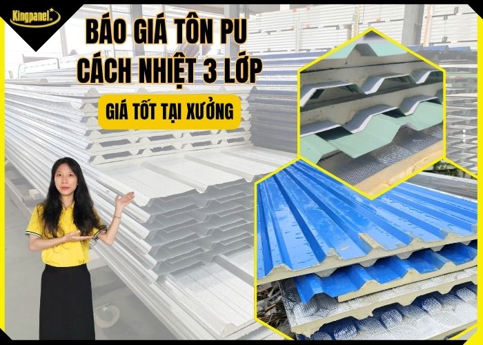 giá tôn pu cách nhiệt 3 lớp