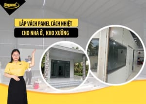 Lắp vách Panel cách nhiệt cho nhà ở, nhà xưởng